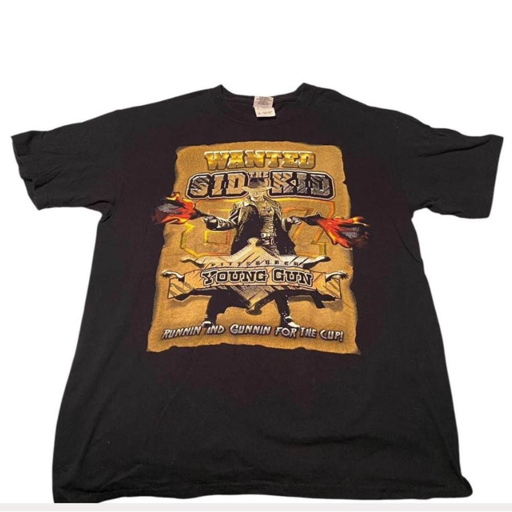 Rare Sidney Crosby NHL Pittsburgh Penguins “Gunning For The Cup” T Shirt size M